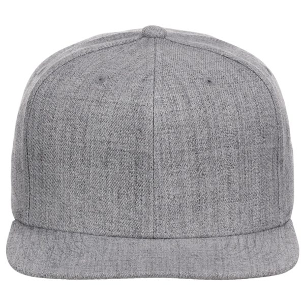Mitchell & Ness Blank Classic Snapback - Heather Grey Online - Image 3