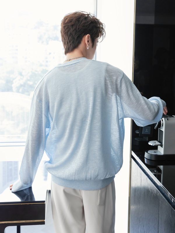 V-neck Knitted Cardigan Online Sale - Image 4