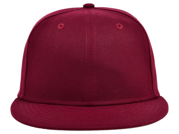 Crowns By Lids Full Court Fitted Cap - Maroon Hot on Sale - Image 3