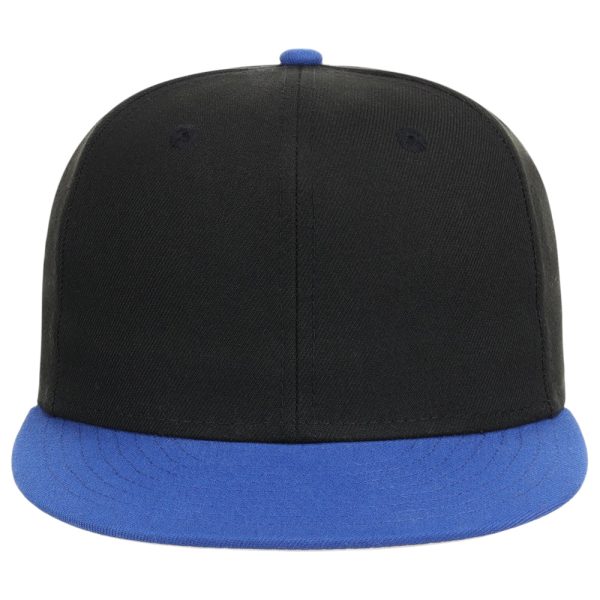 Crowns By Lids Full Court Fitted Cap - Black Royal Blue Supply - Image 3
