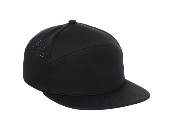 Crowns By Lids Driver 6-Panel Tech Cap - Black For Sale - Image 4