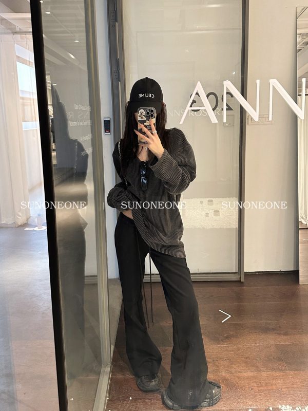 Flared Low Waist Sweatpants Supply - Image 2