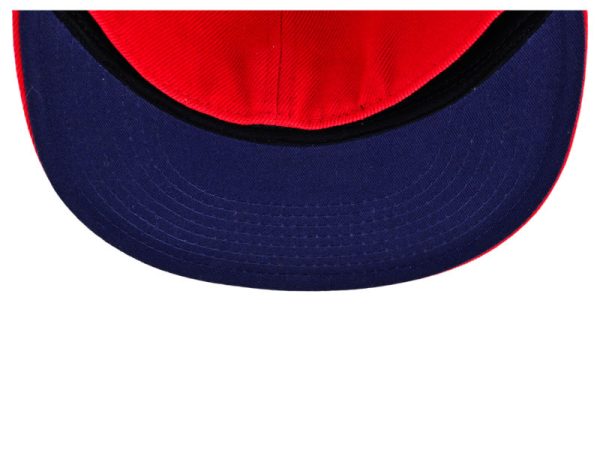 Crowns By Lids Full Court Fitted UV Cap - Red Navy Online Hot Sale - Image 3