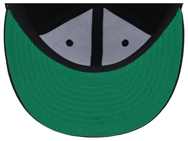 Crowns By Lids Full Court Fitted UV Cap - Black Green Discount - Image 3
