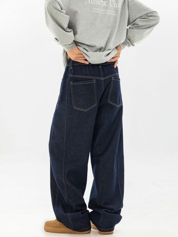 Wide-Leg Loose Fit Jeans Cheap