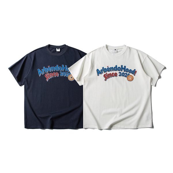 Biscuit Print Casual T-Shirt Online Hot Sale - Image 3