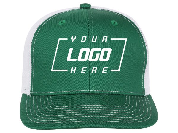 Crowns By Lids Slam Dunk Trucker Cap - Green White For Cheap - Image 2