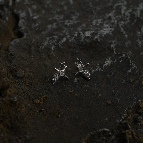 Sterling Silver Star Stud Earrings Online Hot Sale - Image 4