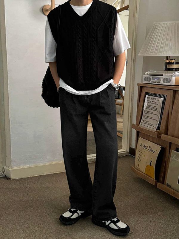 Straight Wide-Leg Jeans Cheap - Image 3
