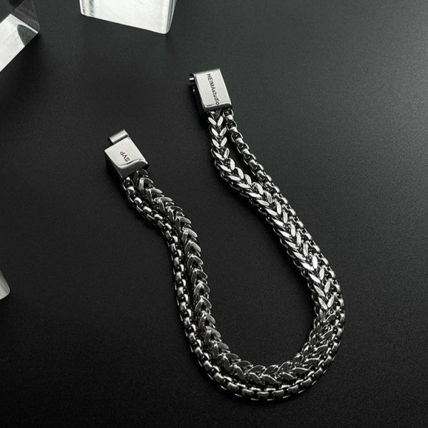 Titanium Steel Minimalist Chain Bracelet Fashion - Image 3