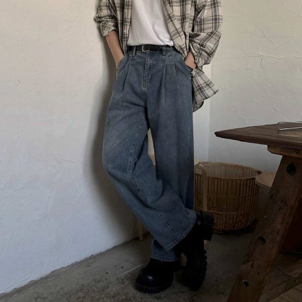 Straight Wide-Leg Jeans Cheap - Image 2