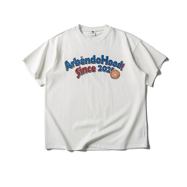 Biscuit Print Casual T-Shirt Online Hot Sale