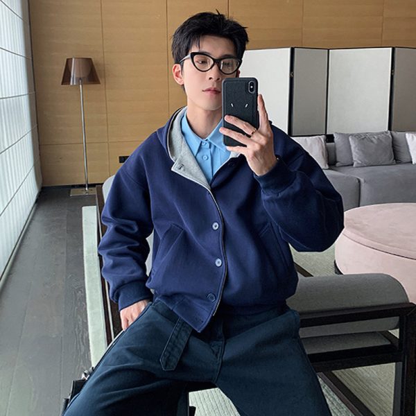 Hooded Sweatshirt Jacket For Discount - Image 2