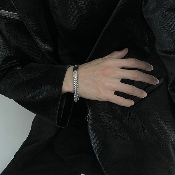 Titanium Steel Minimalist Chain Bracelet Fashion - Image 2
