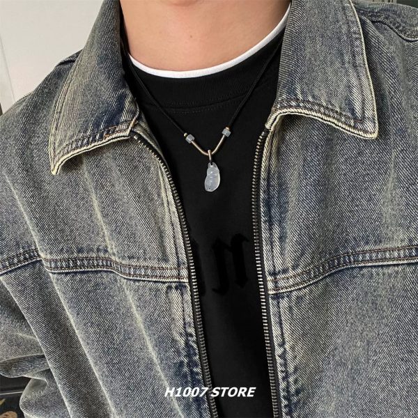 Chalcedony Agate Rope Necklace Discount - Image 3