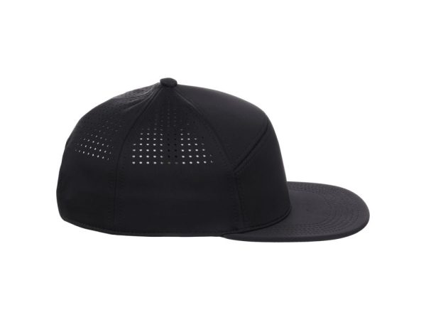 Crowns By Lids Driver 6-Panel Tech Cap - Black For Sale - Image 5