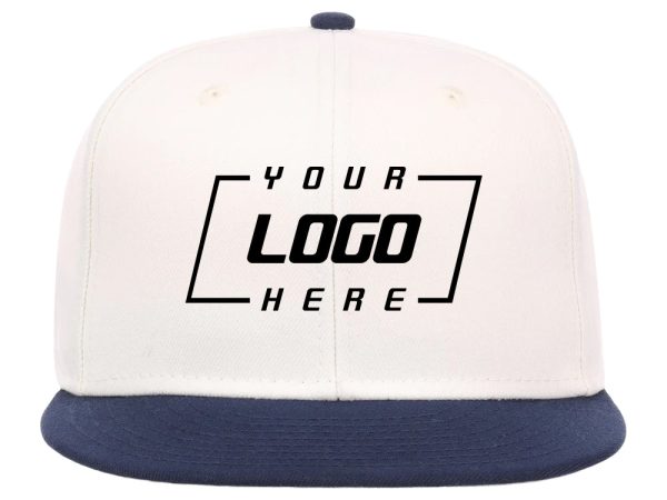 Crowns By Lids Full Court Fitted Cap - Ivory Navy Online - Image 2