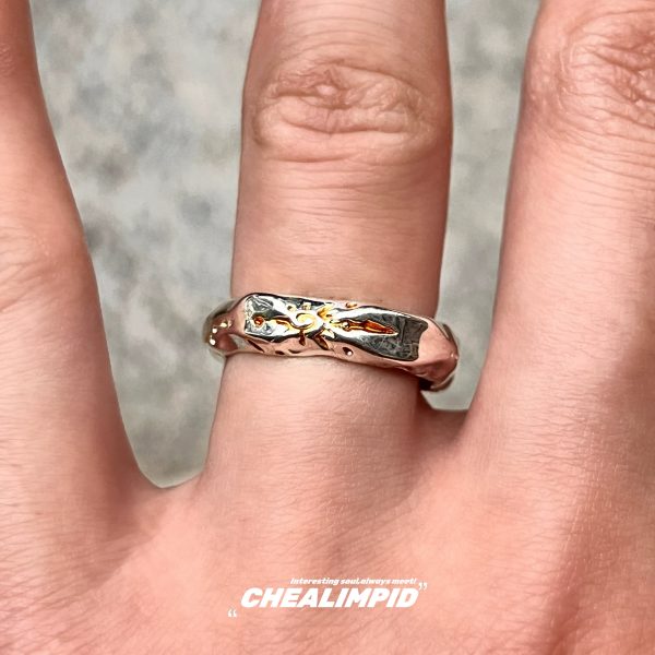 Retro Sun God Irregular Opening Ring Cheap