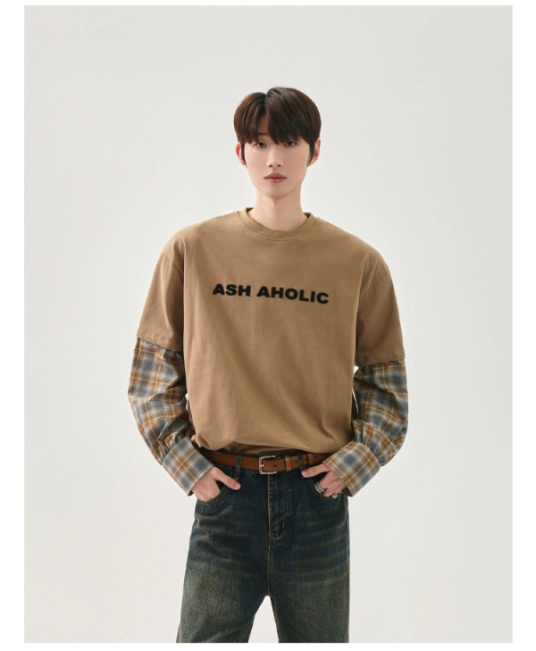 Long Sleeve Letter Print Pullover Fashion