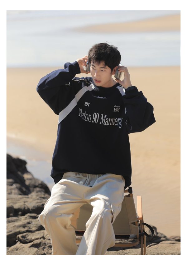 Football Long-Sleeved Pullover For Discount - Image 4