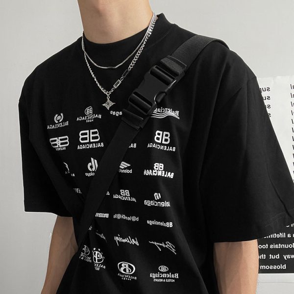 Double-Layer Hip-Hop Clavicle Necklace Fashion - Image 3