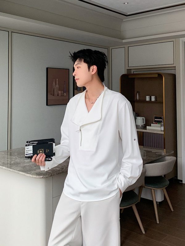 Zip Fly Anti-wrinkle Shirt Fashion - Image 5