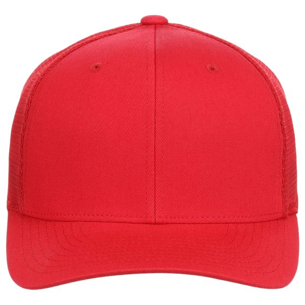 Flexfit Blank 110 Trucker - Red Hot on Sale - Image 3