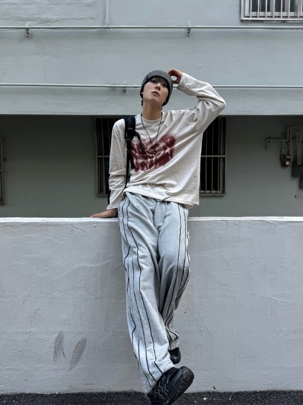Striped Wide-Leg Casual Pants Cheap - Image 5