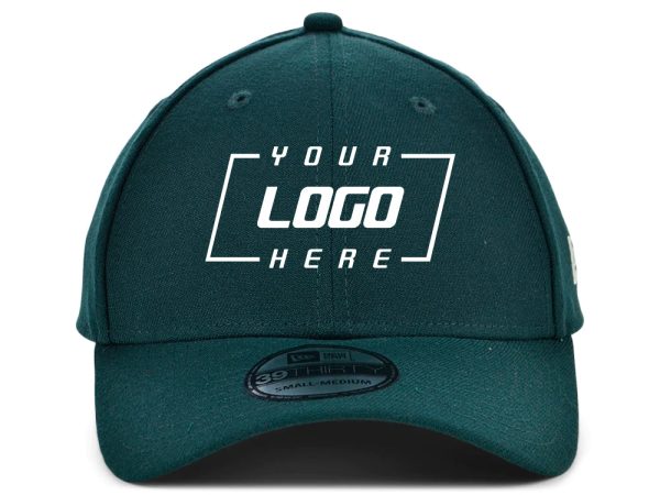 New Era Blank Poly 39THIRTY Cap - Dark Green Fashion - Image 2