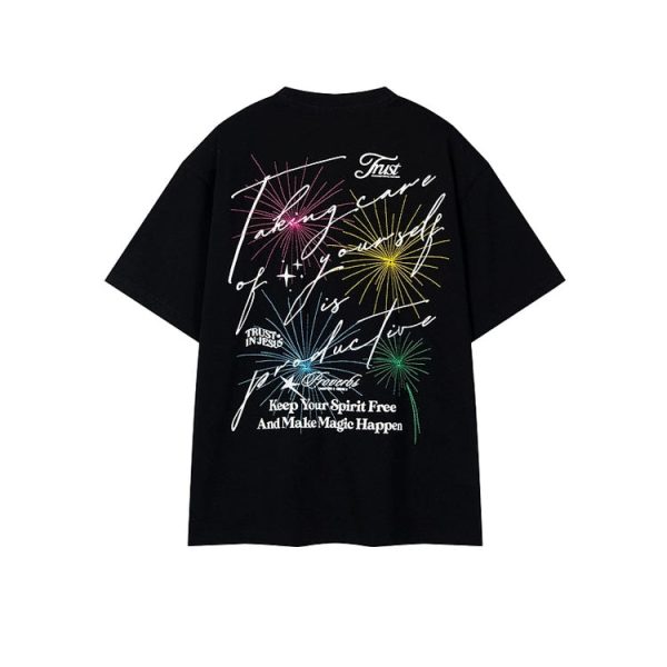 Fireworks Graphic Short-Sleeve T-Shirt on Sale