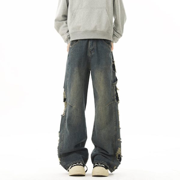 Ripped Straight-leg Jeans Online now - Image 2