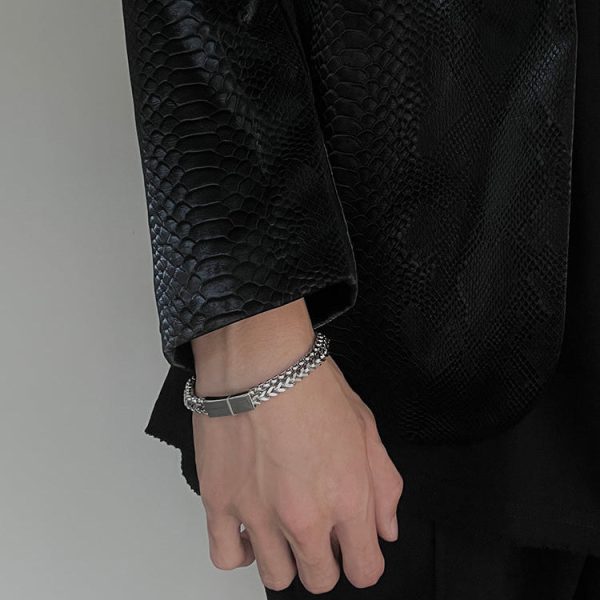 Titanium Steel Minimalist Chain Bracelet Fashion