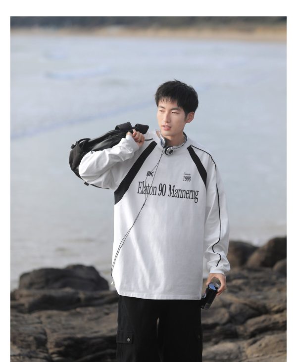 Football Long-Sleeved Pullover For Discount - Image 3