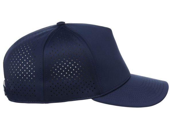 Crowns By Lids Tee Box 5-Panel Tech Cap - Navy on Sale - Image 5