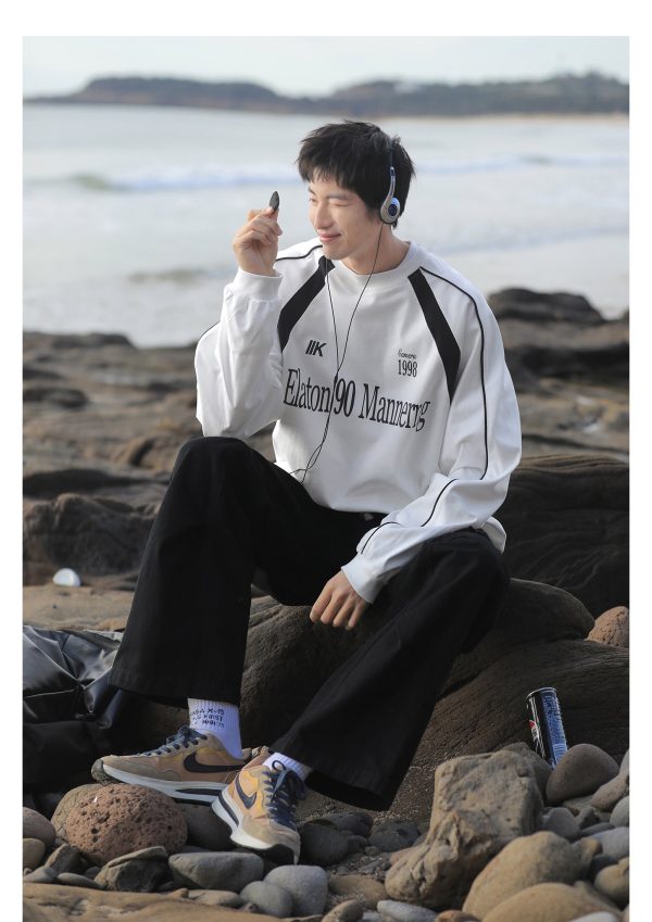 Football Long-Sleeved Pullover For Discount - Image 5
