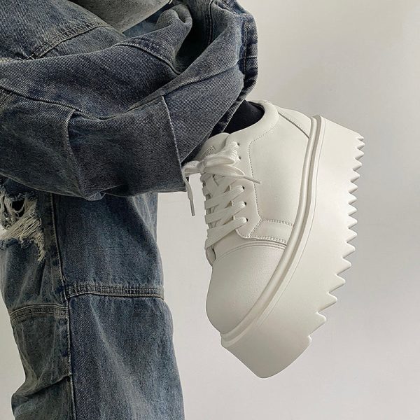 Platform Casual Thick-Soled Sneakers Online Hot Sale - Image 5