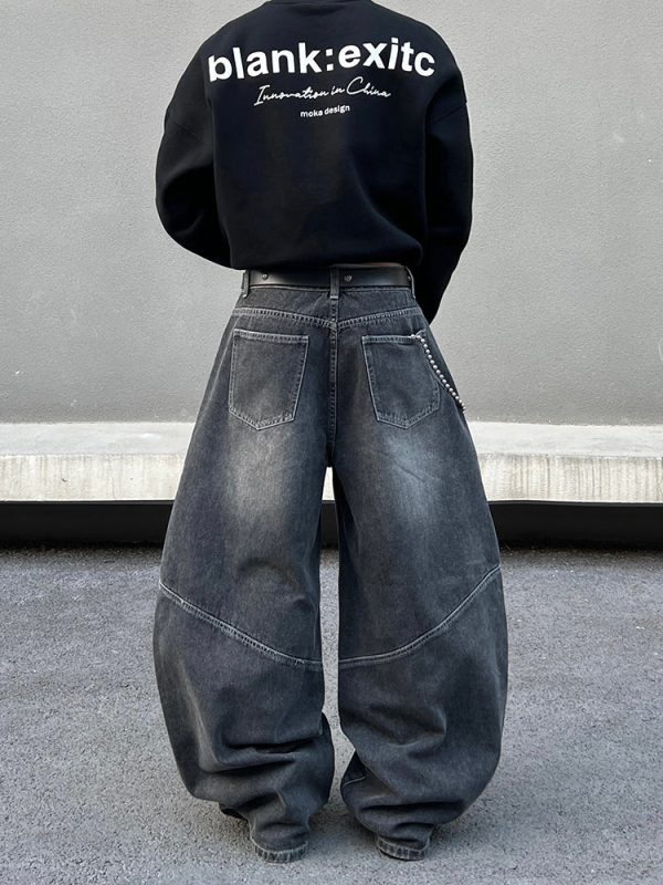 Black Baggy Jeans Online now - Image 4