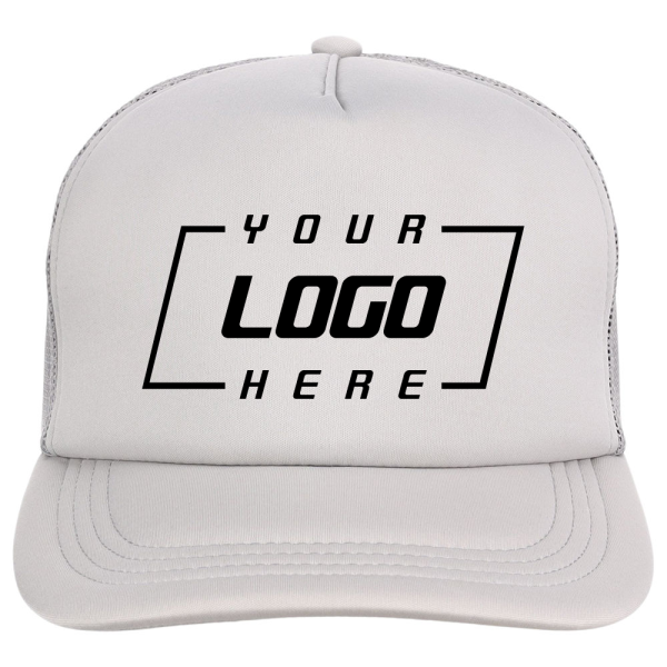 Crowns By Lids Screen Foam Trucker Cap - Grey Grey on Sale - Image 2