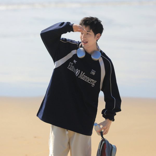 Football Long-Sleeved Pullover For Discount - Image 2