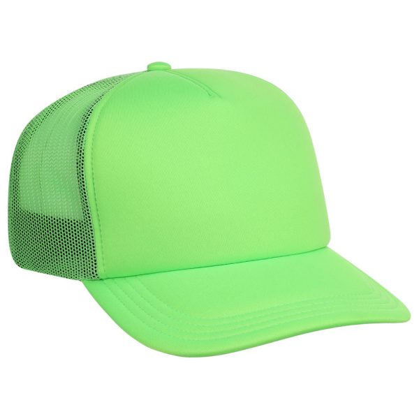 Crowns By Lids Screen Foam Trucker Cap - Neon Green Neon Green Online Hot Sale - Image 4