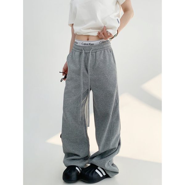 Wide-Leg Casual Sports Pants Cheap - Image 4