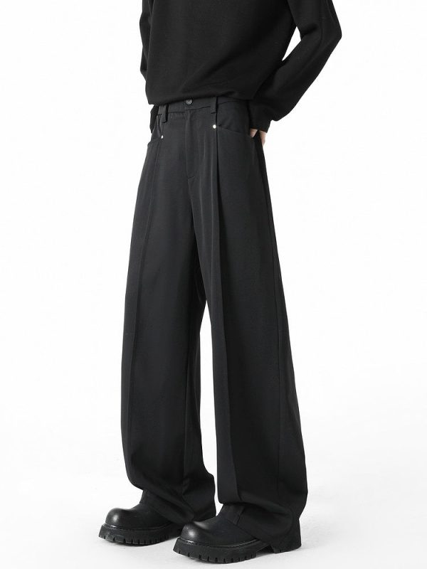 Loose Fit Wide-Leg Casual Pants Fashion - Image 3
