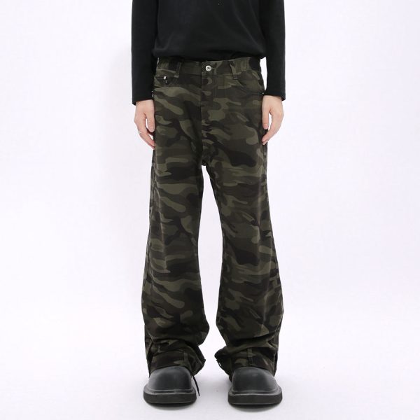 Retro Micro-flared Denim Jeans Cheap - Image 5