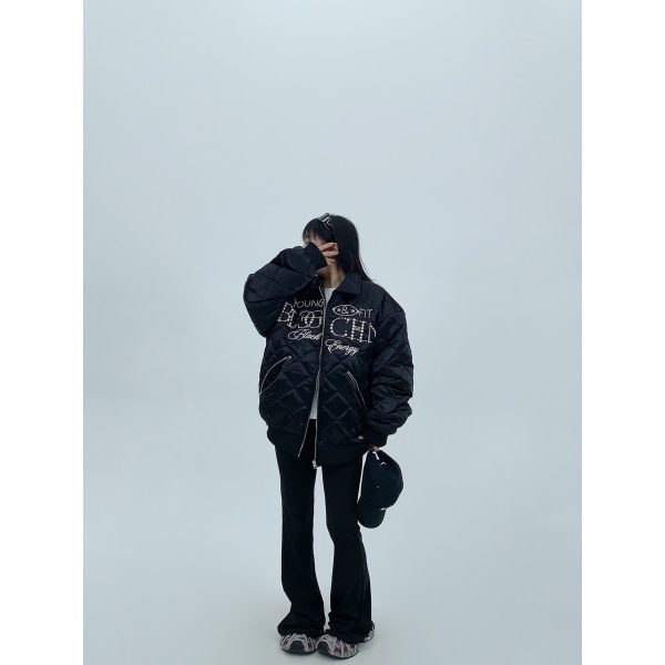 Beaded Quilted Short Cotton Jacket For Discount - Image 4