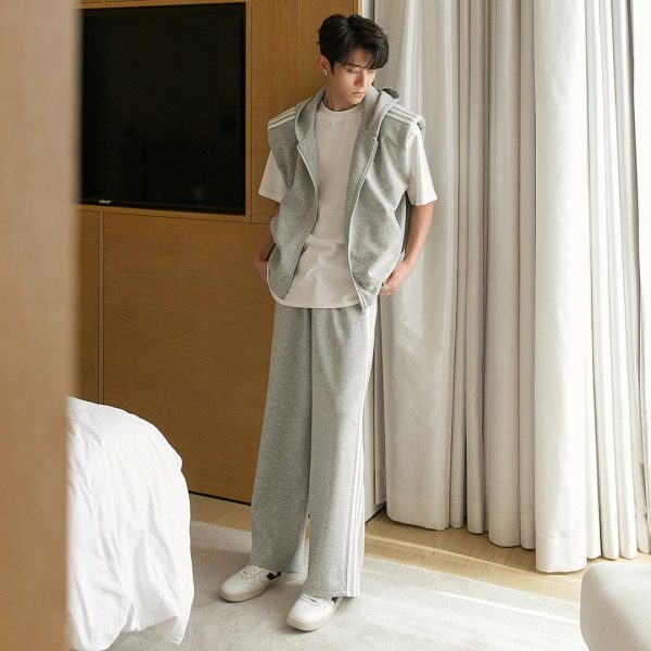 Side Stripe Hooded Set Online - Image 4