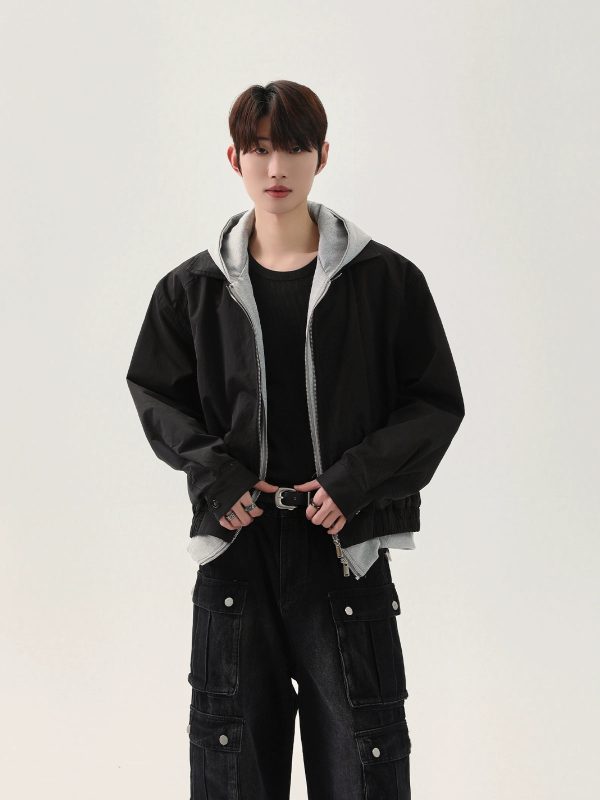 Two-Piece Hooded Zipper Jacket For Discount - Image 3