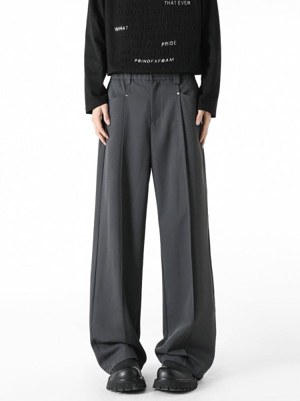 Loose Fit Wide-Leg Casual Pants Fashion - Image 5