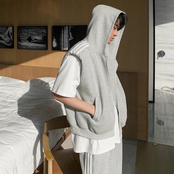 Side Stripe Hooded Set Online - Image 3