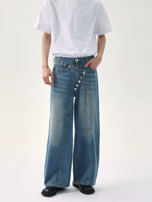 Distressed Wide-Leg Pants For Cheap - Image 2