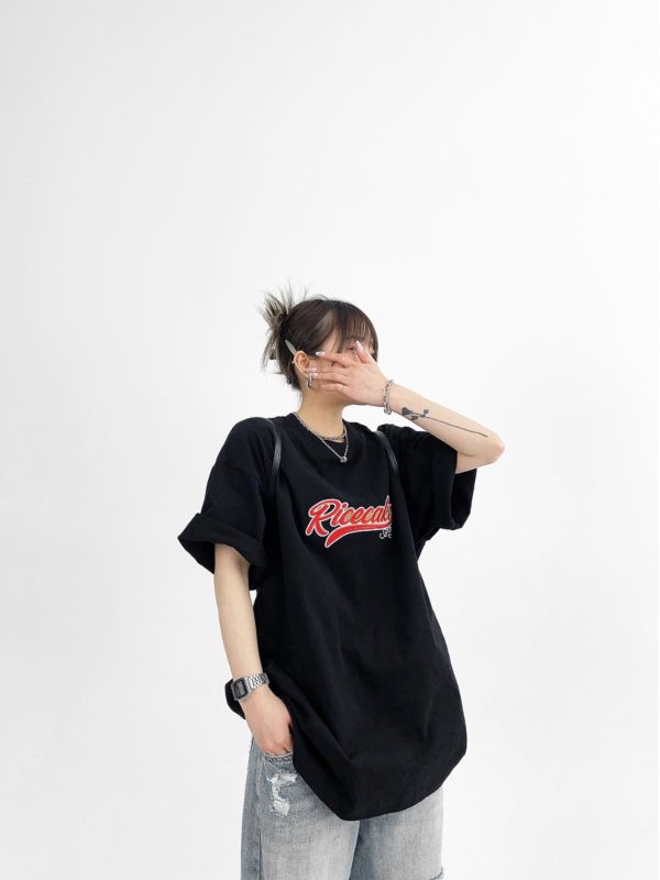 Casual Cotton Loose Fit T-shirt Online - Image 3
